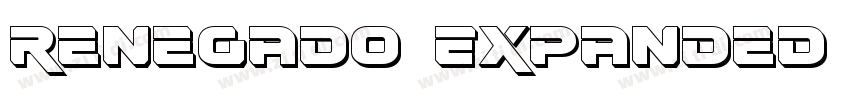 Renegado Expanded It字体转换